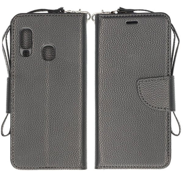 Samsung Galaxy A40 Etui med Stand Sort