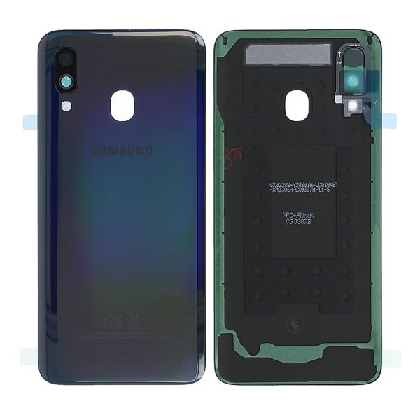 Samsung Galaxy A40 (SM-A405F) Bagside Original - Sort