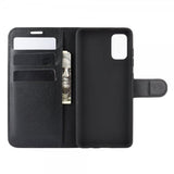 Samsung Galaxy A41 Etui Litchi Sort