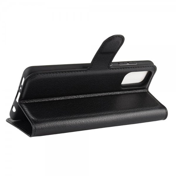 Samsung Galaxy A41 Etui Litchi Sort