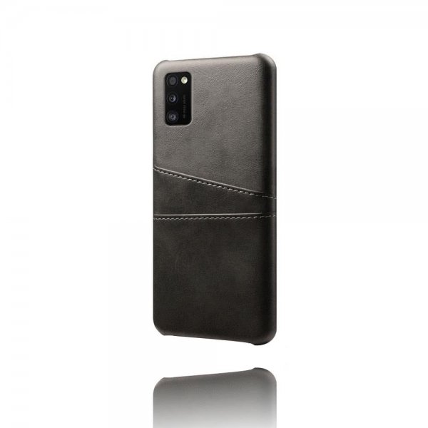 Samsung Galaxy A41 Cover med to Kortlommer Sort