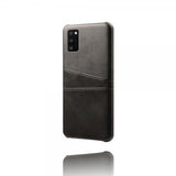 Samsung Galaxy A41 Cover med to Kortlommer Sort