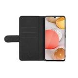 Rvelon Samsung Galaxy A42 5G Etui Udklappeligt Kortrum Sort