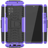 Samsung Galaxy A42 5G Cover Dækmønster Stativfunktion Lilla