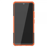 Samsung Galaxy A42 5G Cover Dækmønster Stativfunktion Orange