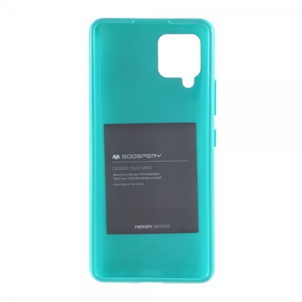 Mercury Samsung Galaxy A42 5G Cover Jelly Glitter Blå