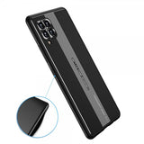 Samsung Galaxy A42 5G Cover med Metalplade Sort