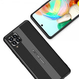 Samsung Galaxy A42 5G Cover med Metalplade Sort