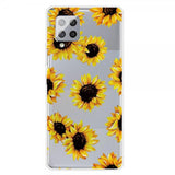 Samsung Galaxy A42 5G Cover Motiv Solsikker
