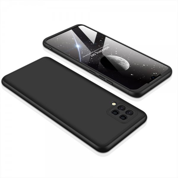 GKK Samsung Galaxy A42 5G Cover Tredelt Sort
