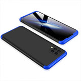 GKK Samsung Galaxy A42 5G Cover Tredelt Sort Blå