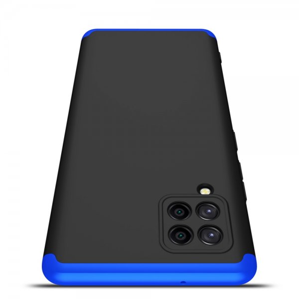 GKK Samsung Galaxy A42 5G Cover Tredelt Sort Blå