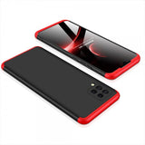 GKK Samsung Galaxy A42 5G Cover Tredelt Sort Rød