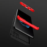 GKK Samsung Galaxy A42 5G Cover Tredelt Sort Rød