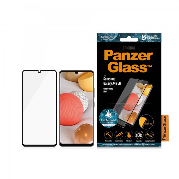 PanzerGlass Samsung Galaxy A42 5G Skærmbeskyttelse CaseFriendly