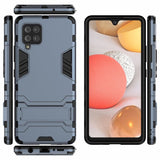 Samsung Galaxy A42 5G Cover Armor Standfunktion Blå