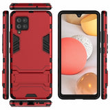 Samsung Galaxy A42 5G Cover Armor Stativfunktion Rød