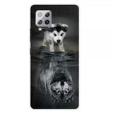 Samsung Galaxy A42 5G Cover Motiv Hund og Ulv