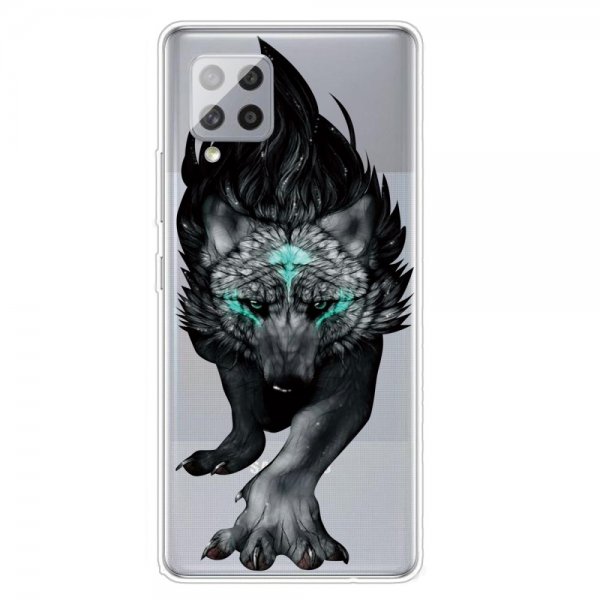 Samsung Galaxy A42 5G Cover Motiv Skræmmende Ulv