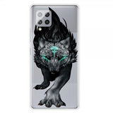 Samsung Galaxy A42 5G Cover Motiv Skræmmende Ulv