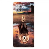 Samsung Galaxy A42 5G Cover Motiv Løve