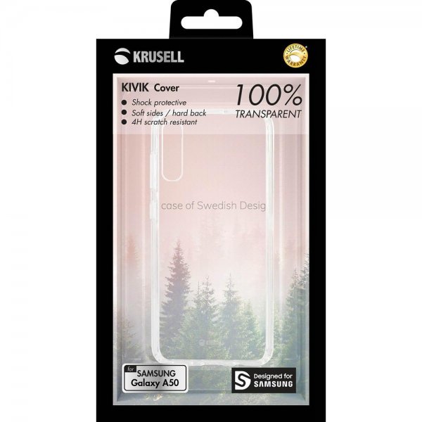 Krusell Samsung Galaxy A50 Cover Kivik Transparent