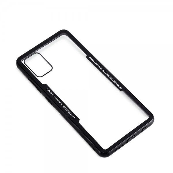 Gear Samsung Galaxy A51 Cover Hærdet Glas Sort