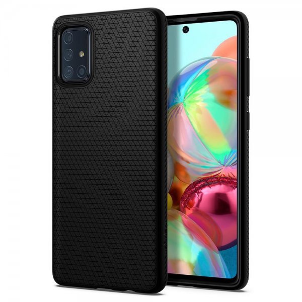 Spigen Samsung Galaxy A51 Cover Liquid Air Mat Sort
