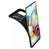 Spigen Samsung Galaxy A51 Cover Liquid Air Mat Sort