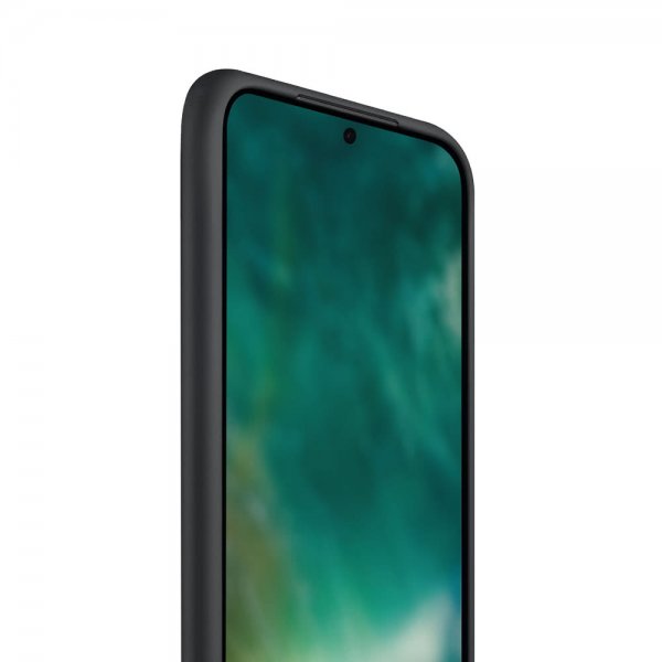 Xqisit Samsung Galaxy A51 Skal Silikonecover Sort