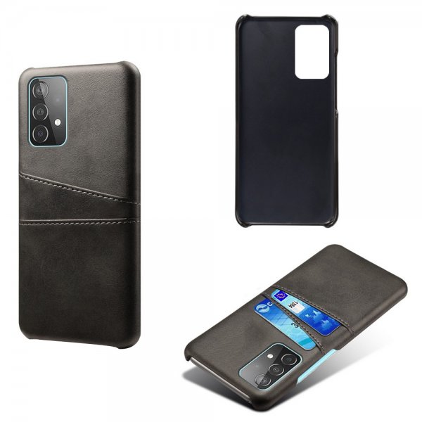 Samsung Galaxy A52/A52s 5G Cover med to kortlommer Sort