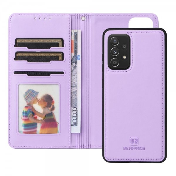 Betopnice Samsung Galaxy A52/A52s 5G Cover med aftageligt etui 005 Lilla