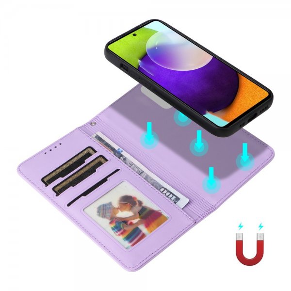 Betopnice Samsung Galaxy A52/A52s 5G Cover med aftageligt etui 005 Lilla