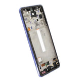 Samsung Galaxy A52s 5G Skærm med LCD Display Original - Lilla