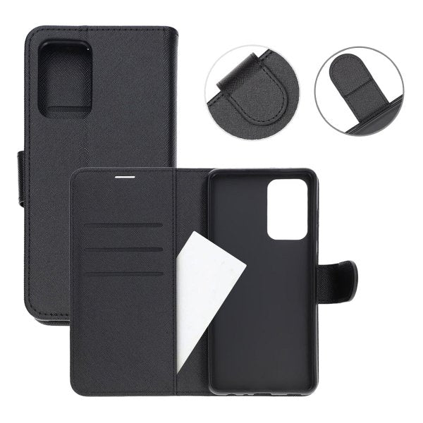Samsung Galaxy A52/A52s 5G Etui med Stativ Sort