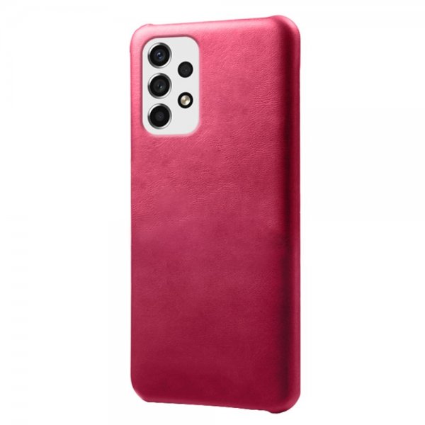 Samsung Galaxy A53 5G Cover Lædertekstur Magenta