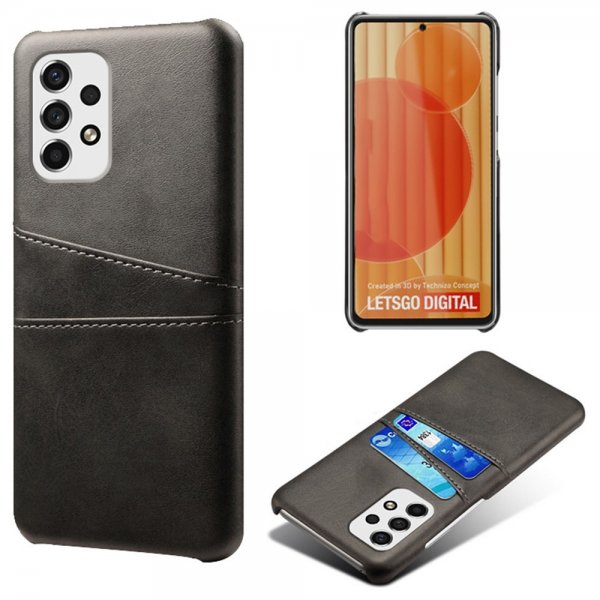 Samsung Galaxy A53 5G Cover med to Kortlommer Sort