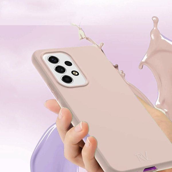 Rvelon Samsung Galaxy A53 5G Cover Silikone Beige