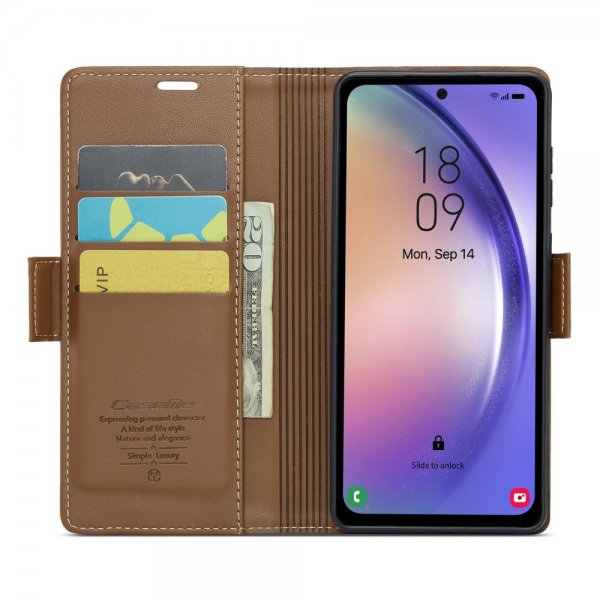 CaseMe Samsung Galaxy A54 5G Etui 023 Series Brun