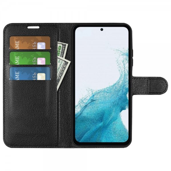 Nordic Covers Samsung Galaxy A54 5G Cover Litchi Raven Black