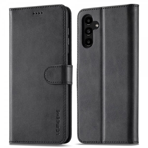 Lc.Imeeke Samsung Galaxy A54 5G Cover med Kortlomme Standerfunktion Sort