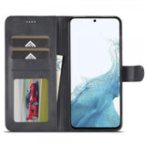 Lc.Imeeke Samsung Galaxy A54 5G Cover med Kortlomme Standerfunktion Sort