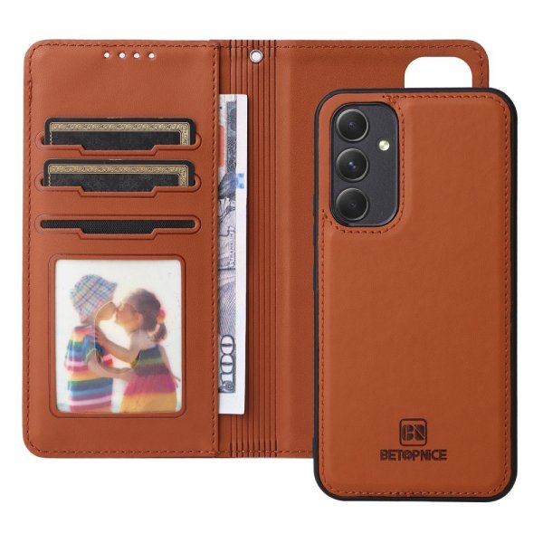 Betopnice Samsung Galaxy A54 5G Cover med aftageligt etui 005 Brun