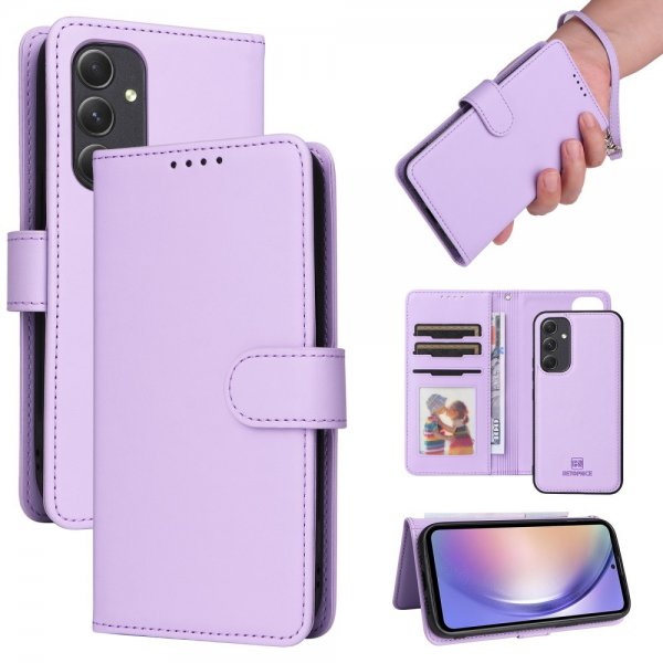 Betopnice Samsung Galaxy A54 5G Cover med aftageligt etui 005 Lilla