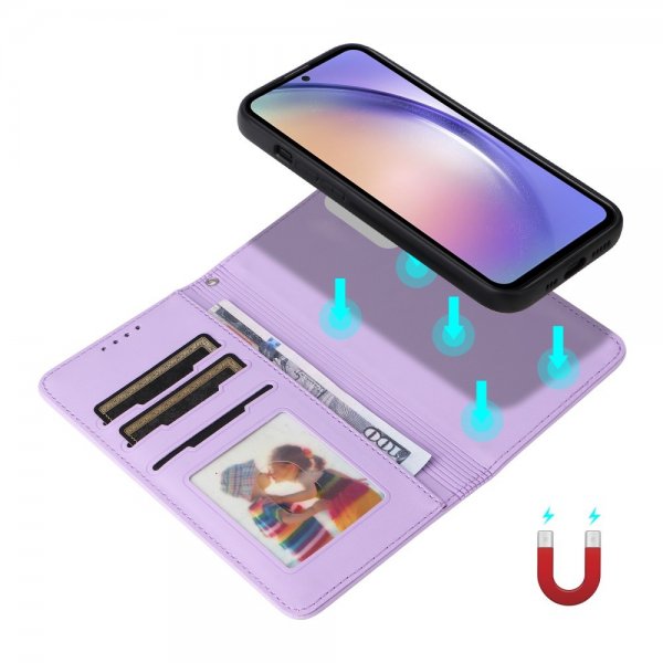 Betopnice Samsung Galaxy A54 5G Cover med aftageligt etui 005 Lilla