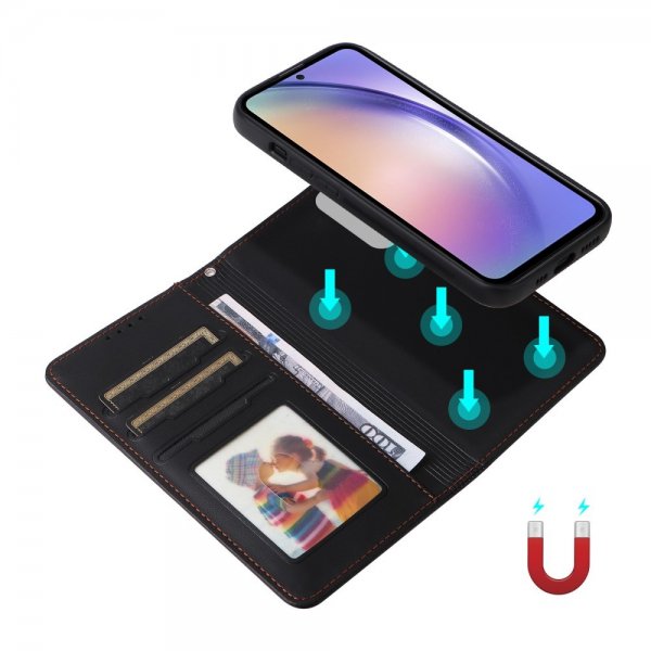 Betopnice Samsung Galaxy A54 5G Cover med aftageligt etui 005 Sort
