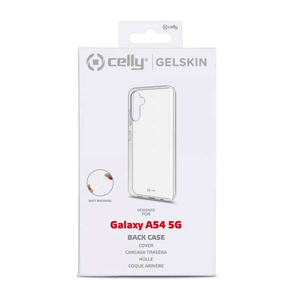 Celly Samsung Galaxy A54 5G Cover GELSKIN Gennemsigtig