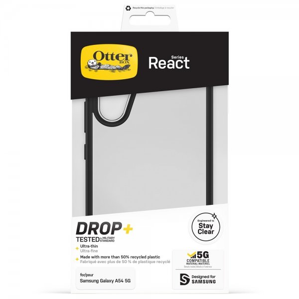 Otterbox Samsung Galaxy A54 5G Cover React Black Crystal