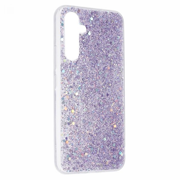 Nordic Covers Samsung Galaxy A54 5G Cover Sparkle Series Lilla Lilla