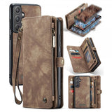 CaseMe Samsung Galaxy A55 Etui 008 Series Aftageligt Cover Brun